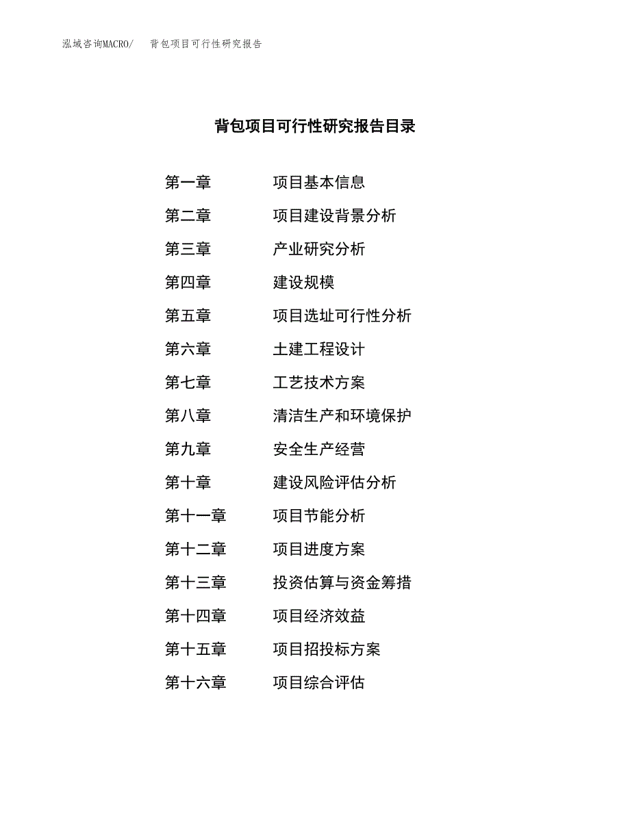 背包项目可行性研究报告（总投资17000万元）（76亩）_第3页