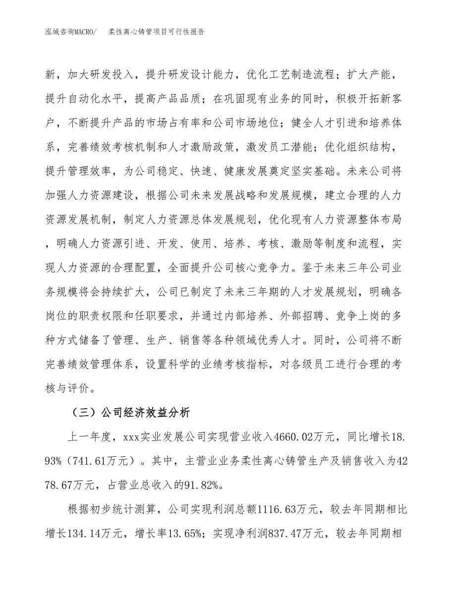 柔性离心铸管项目可行性报告(招商引资).docx_第5页