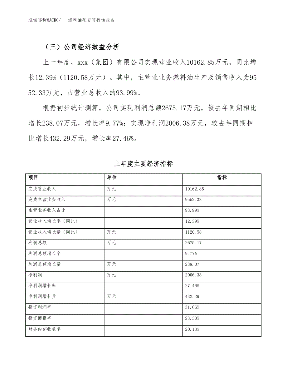 燃料油项目可行性报告(招商引资).docx_第4页