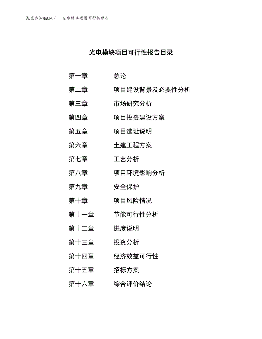 光电模块项目可行性报告(招商引资).docx_第2页