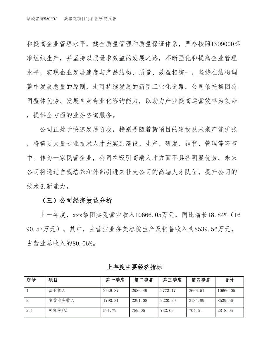 美容院项目可行性研究报告（总投资14000万元）（71亩）_第5页