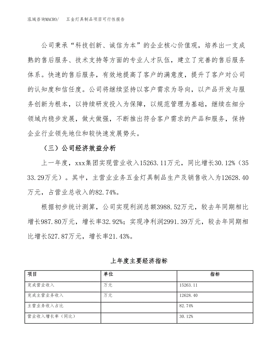 五金灯具制品项目可行性报告(招商引资).docx_第4页