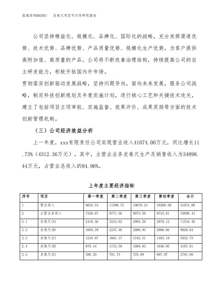 皮卷尺项目可行性研究报告（总投资25000万元）（87亩）_第5页