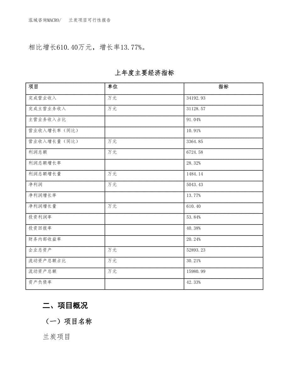 兰炭项目可行性报告(招商引资).docx_第5页