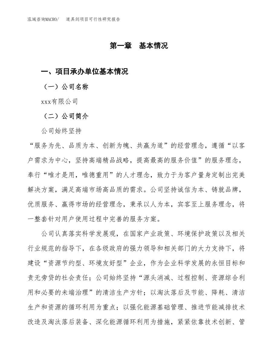 道具剑项目可行性研究报告（总投资7000万元）（29亩）_第4页