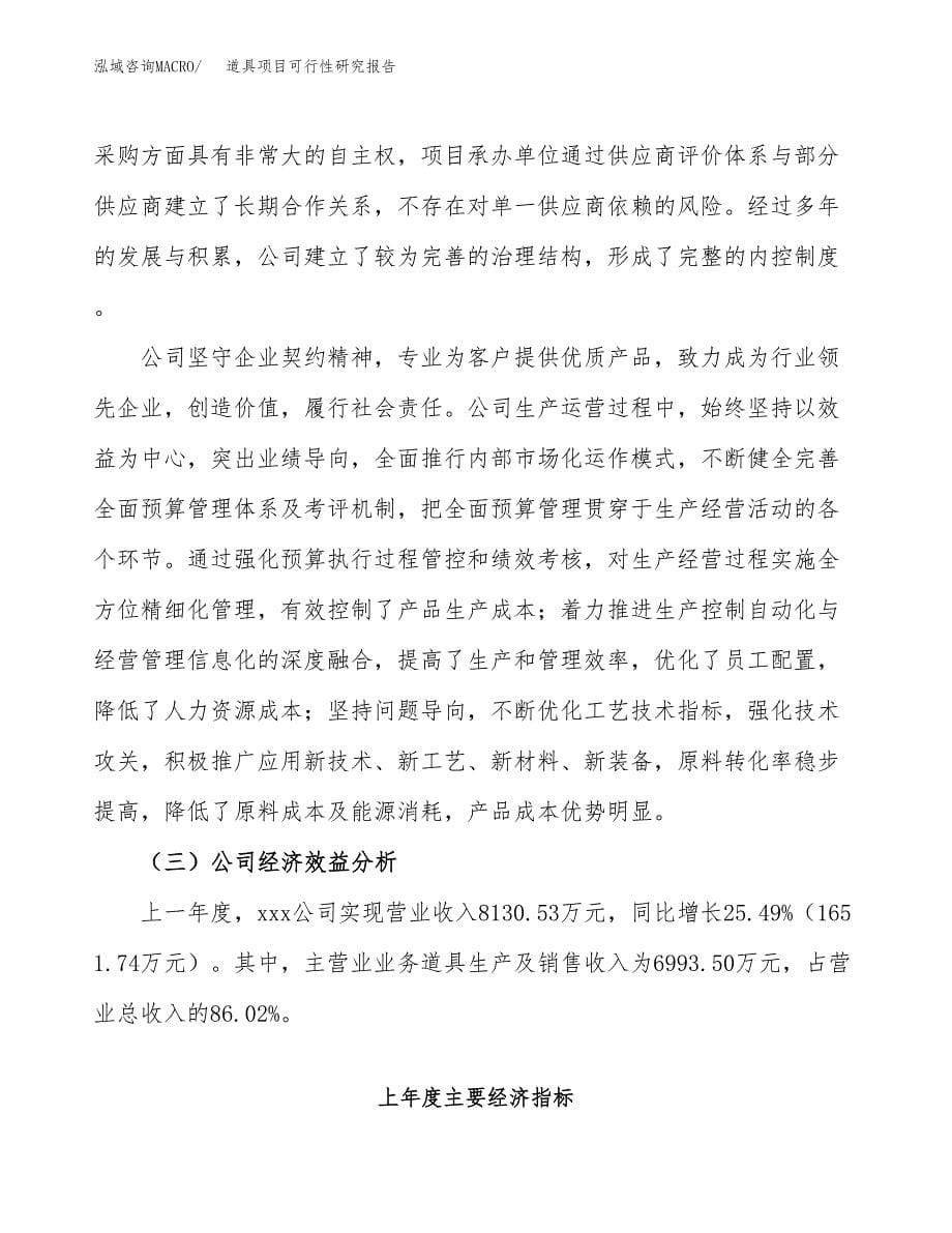 道具项目可行性研究报告（总投资5000万元）（18亩）_第5页