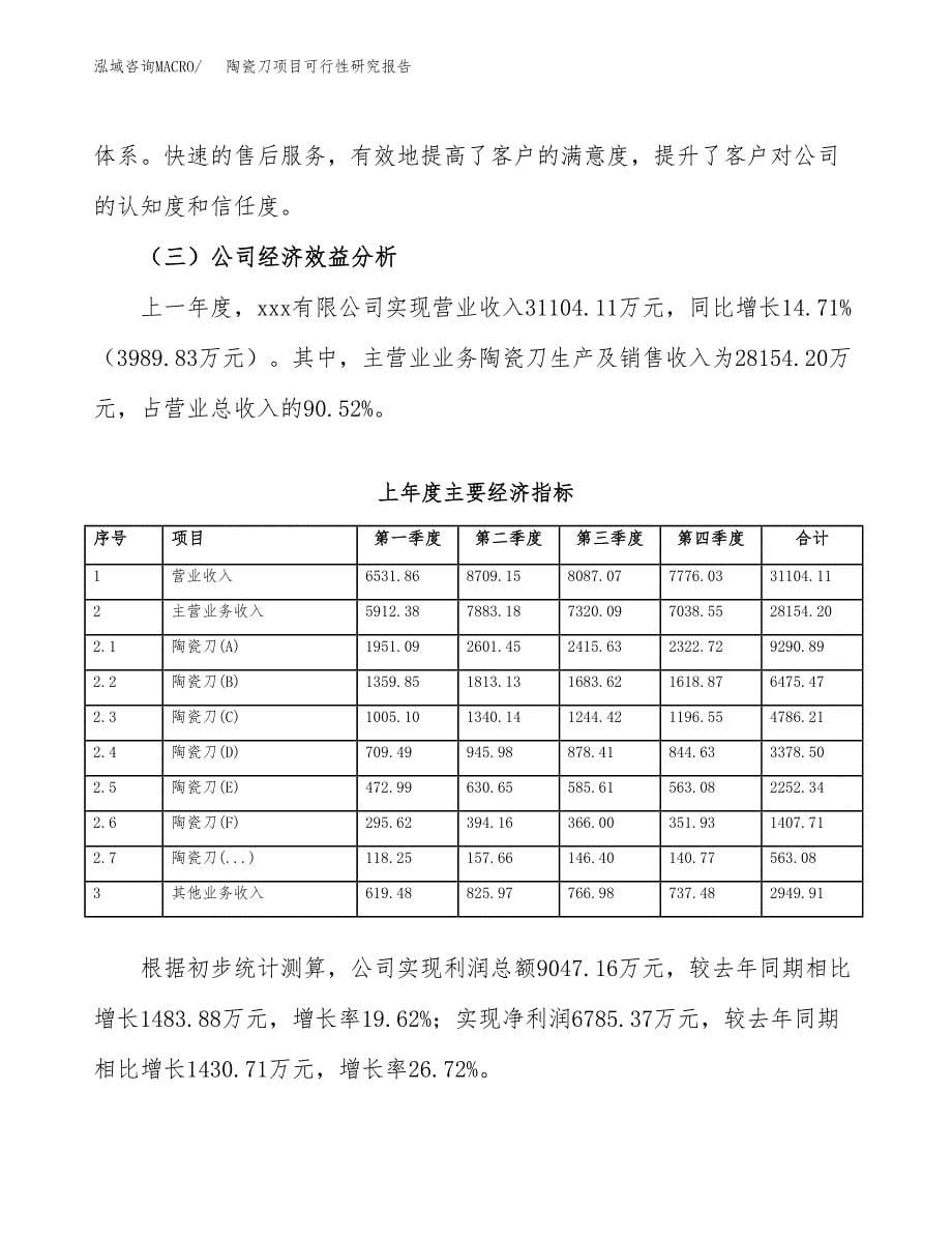 陶瓷刀项目可行性研究报告（总投资18000万元）（72亩）_第5页