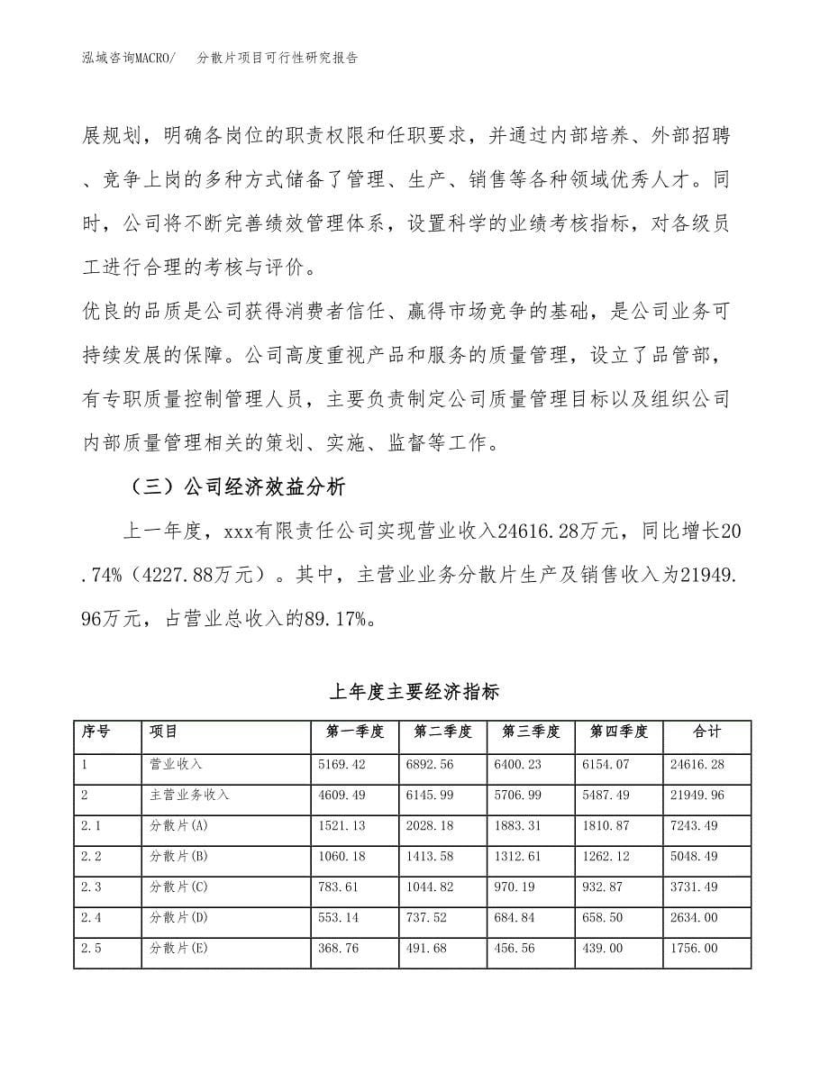 分散片项目可行性研究报告（总投资13000万元）（49亩）_第5页