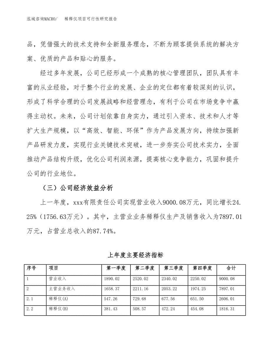 稀释仪项目可行性研究报告（总投资10000万元）（46亩）_第5页