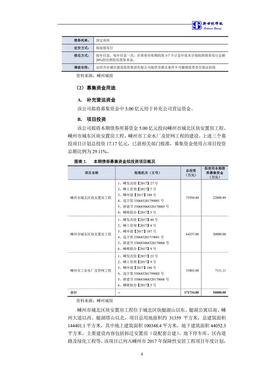 2019年第一期嵊州市城市建设投资发展有限公司公司债券信用评级报告_第5页