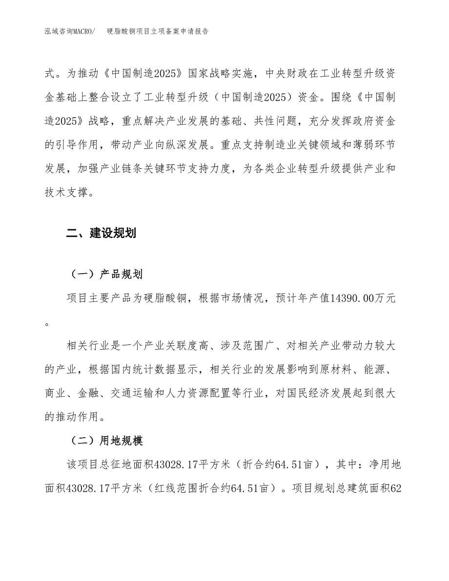 硬脂酸铜项目立项备案申请报告.docx_第5页