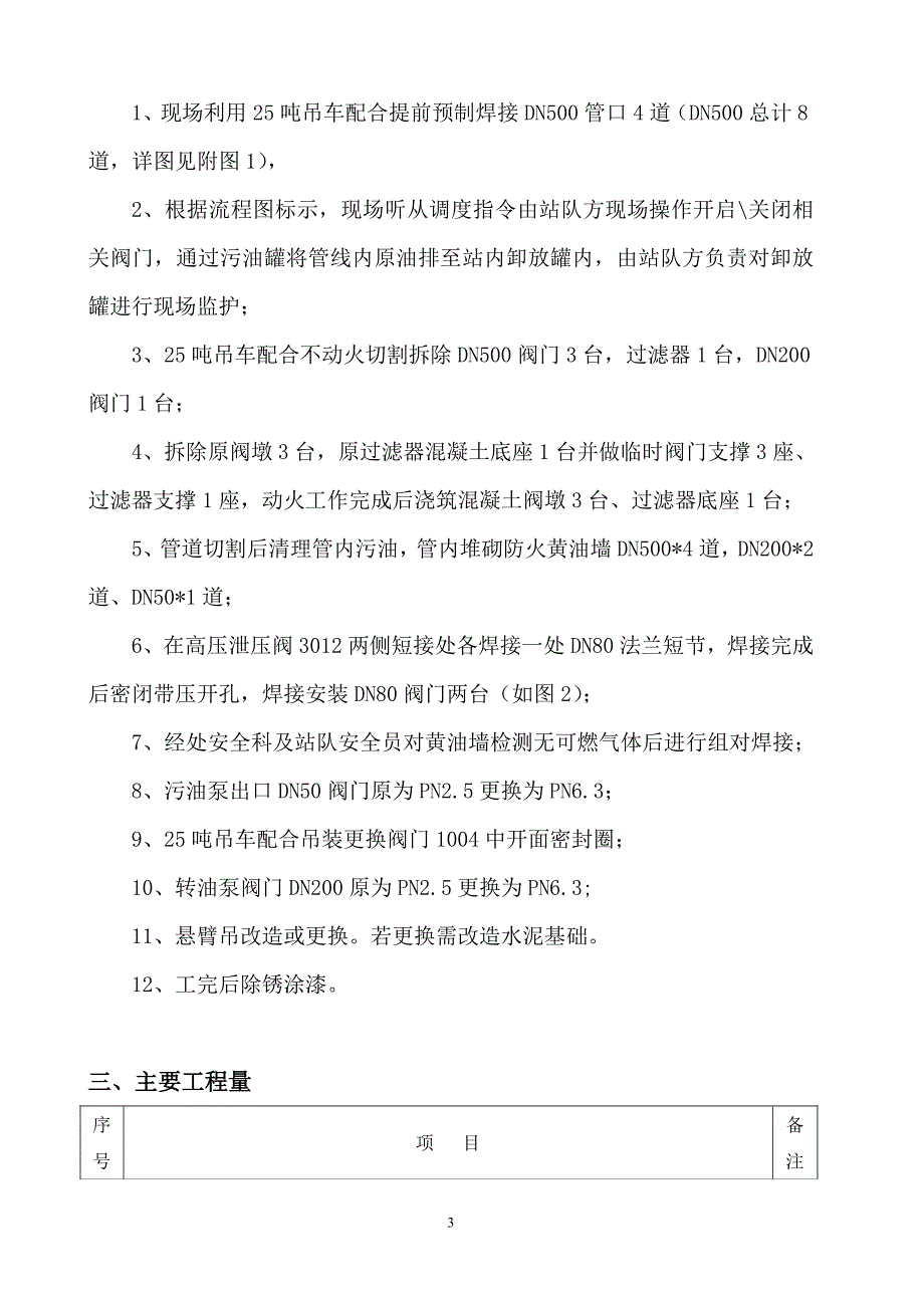 输油管线不动火切管、动火连头施工方案_第4页