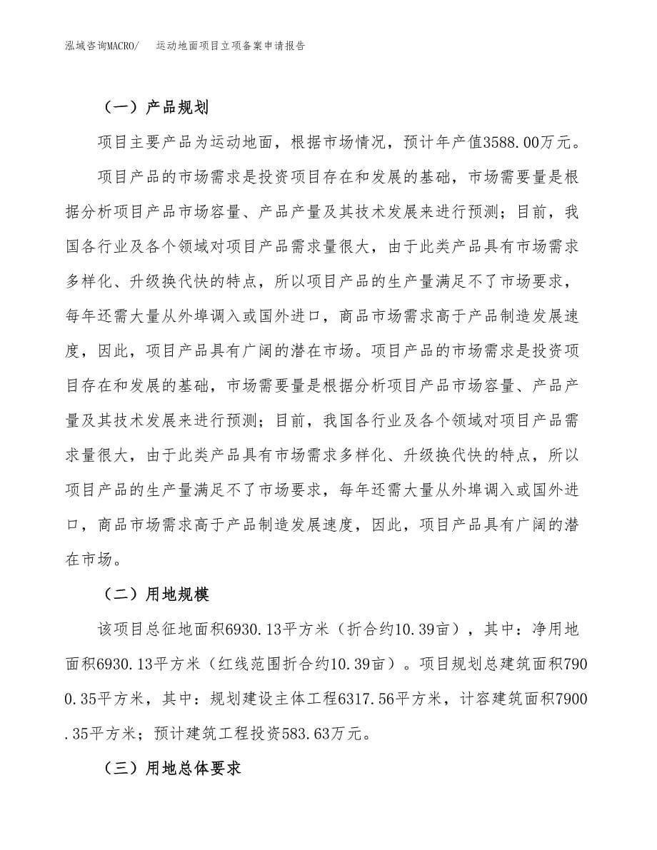 运动地面项目立项备案申请报告.docx_第5页