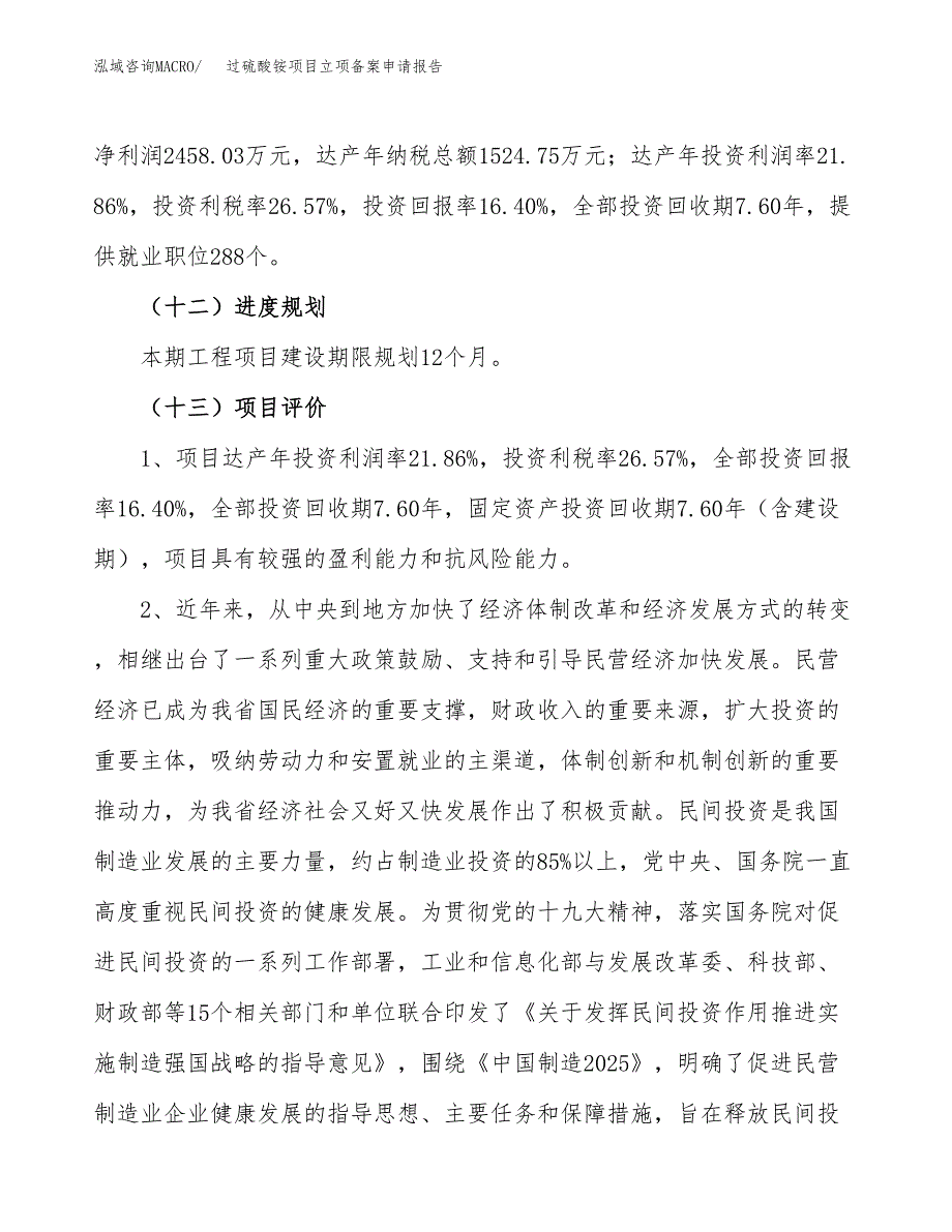 过硫酸铵项目立项备案申请报告.docx_第4页