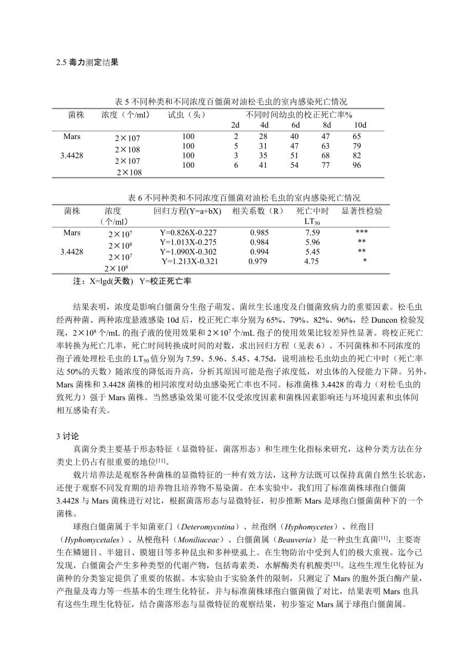 一株丝状真菌的分类鉴定与特性研究_第5页