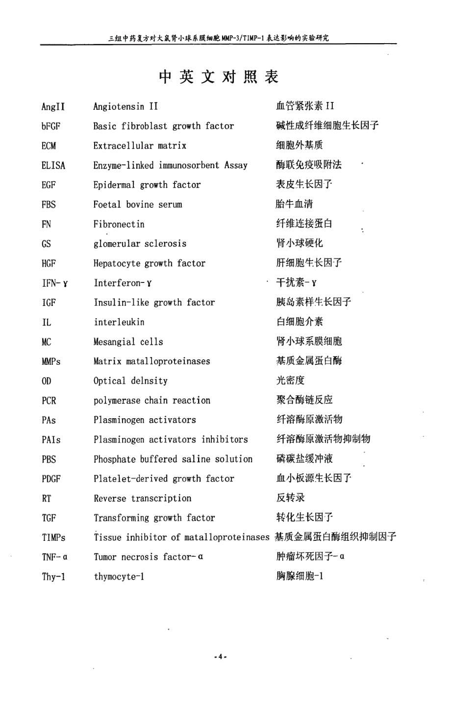 三组中药复方对大鼠肾小球系膜细胞mmp3timp1表达影响的实验研究_第5页