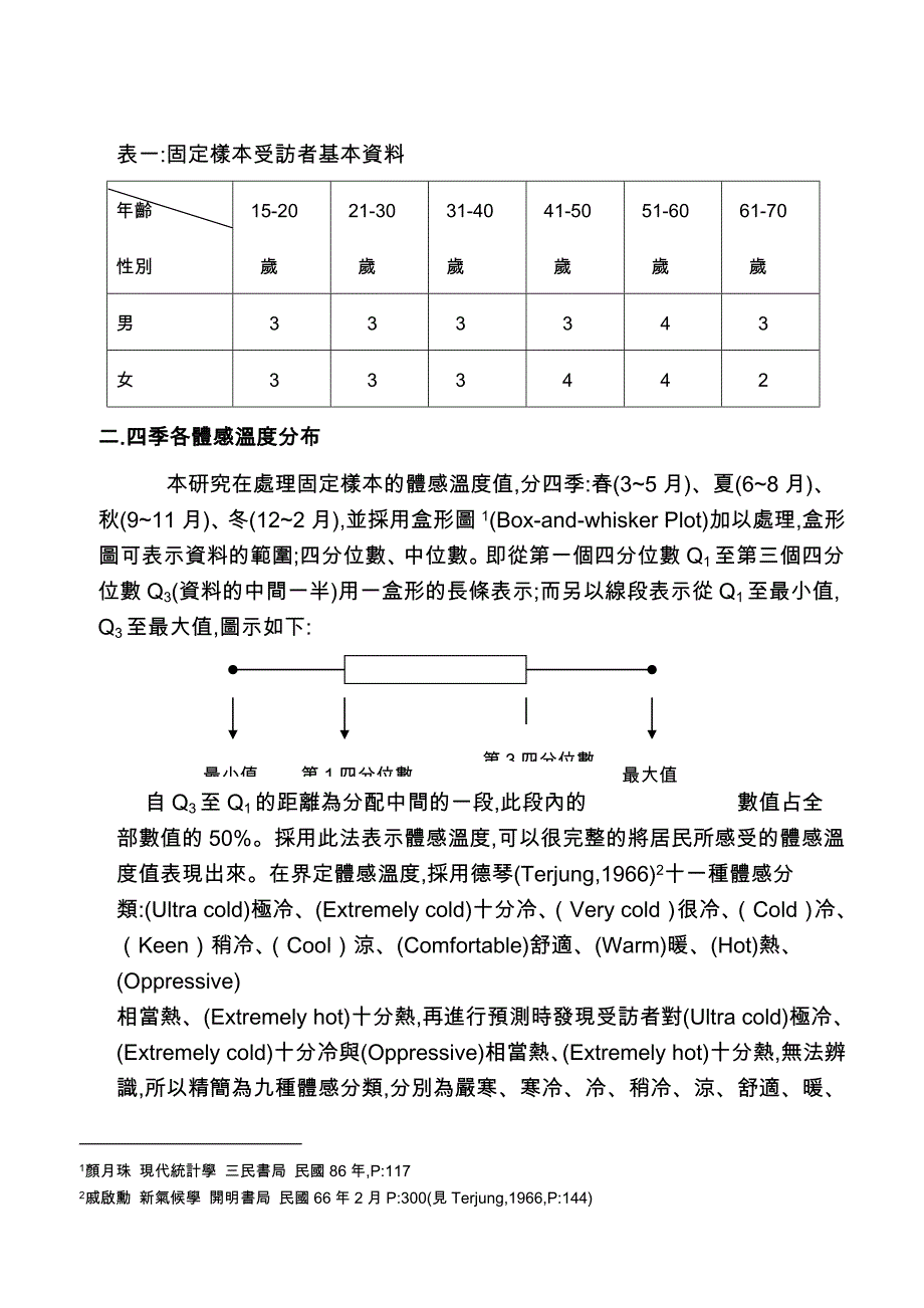 新竹地区居民四季各体感温度分布的探讨 黄静宜_第2页