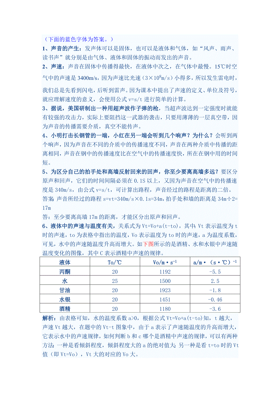 八年级上册物理重难点题型及答案_第1页