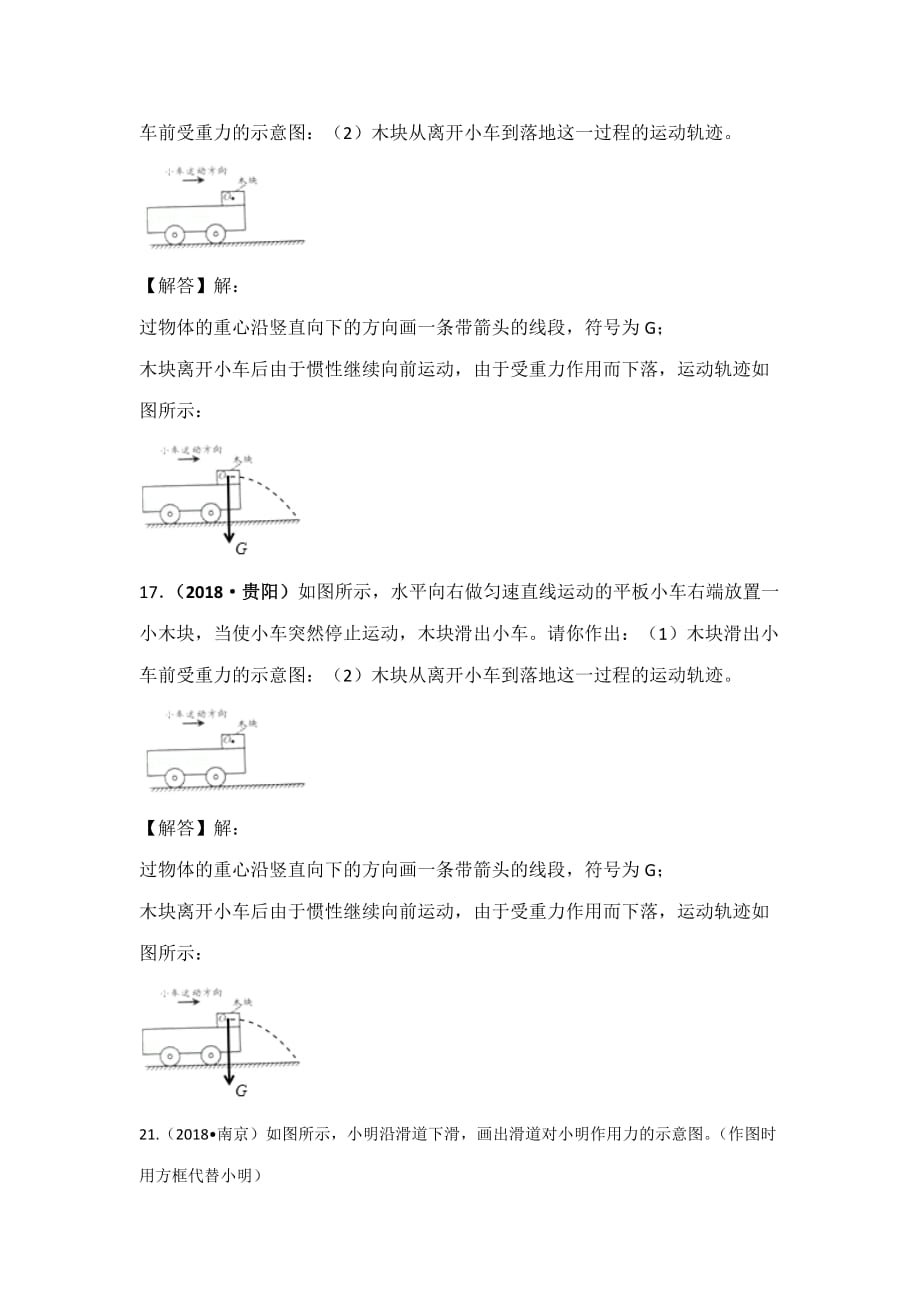 2018全国中考物理专题分类——作图题_第2页