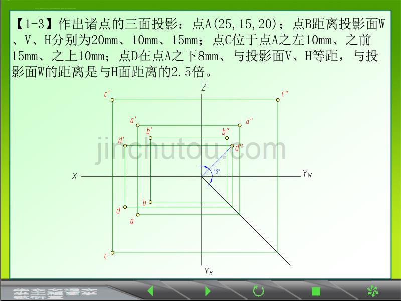 《画法几何及土木工程制图》(第三版)习题参考答案.ppt_第3页