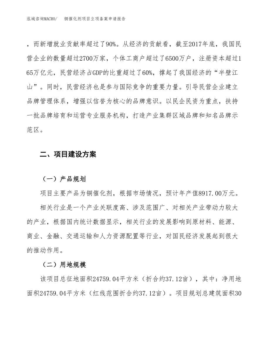 铜催化剂项目立项备案申请报告.docx_第5页