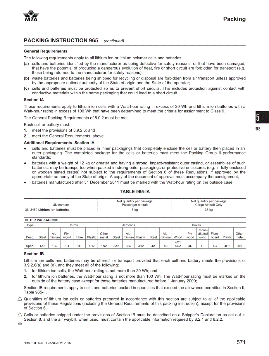 2015年锂电池运输包装说明PI965-970-第56版(英文)_第4页