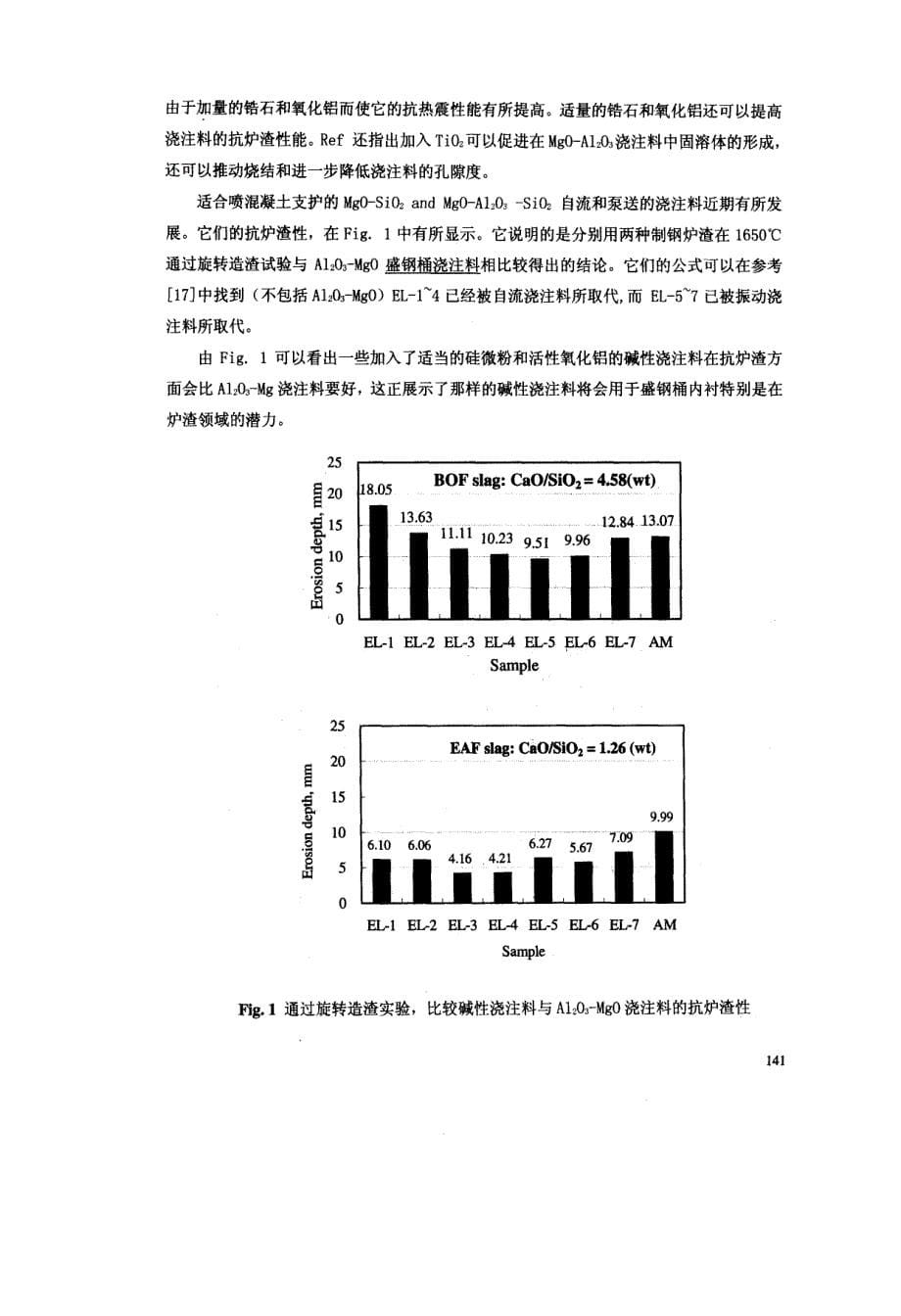 整体耐火材料的进步反映新型浇注料_第5页