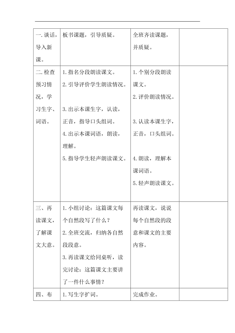 三年级下语文教案24苏珊的帽子西师大版_第2页