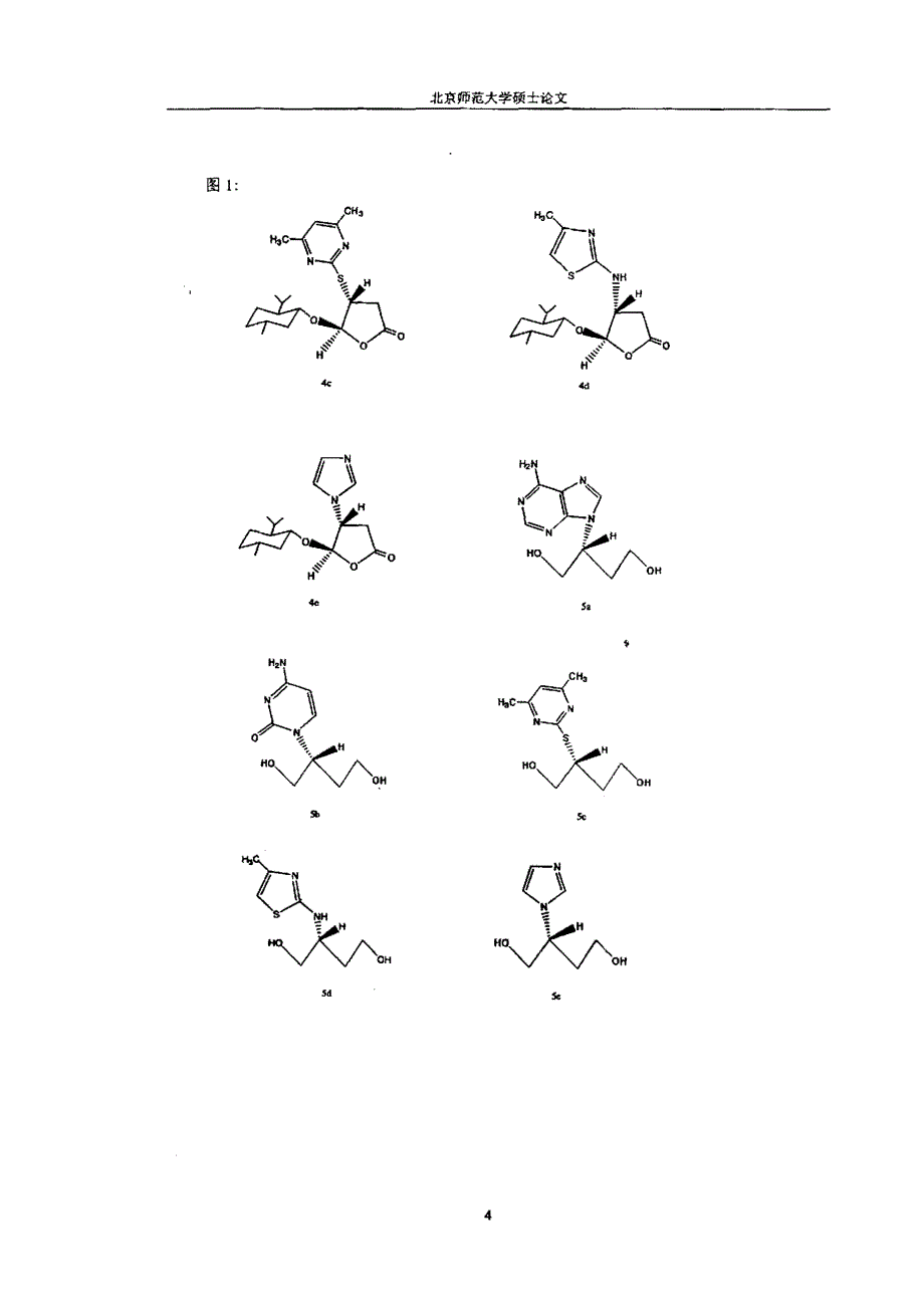 新型手性无环核苷类似物的合成研究_第2页