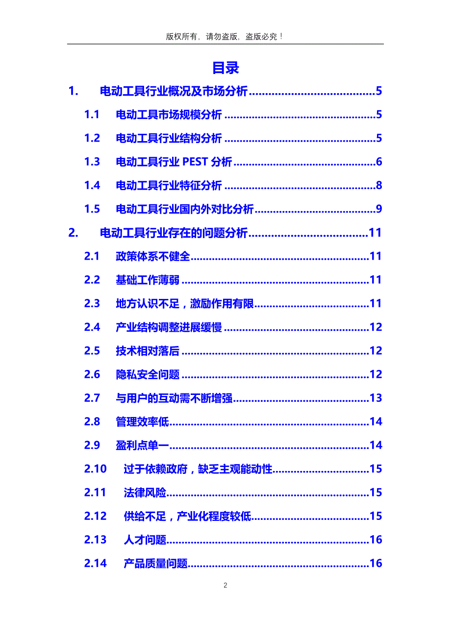 2019年电动工具行业分析调研报告_第2页