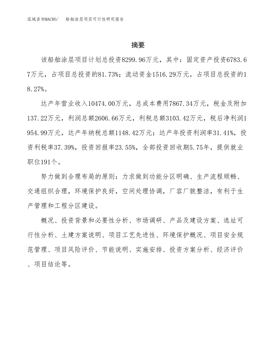 船舶涂层项目可行性研究报告标准模板.docx_第2页