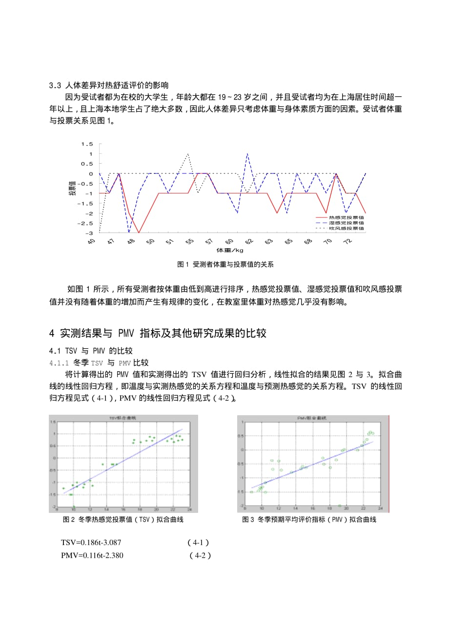 上海教室冬、夏热舒适实测分析_第4页