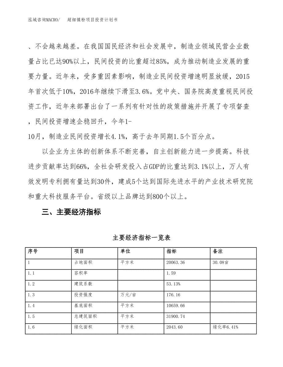 超细镍粉项目投资计划书(融资报告).docx_第5页