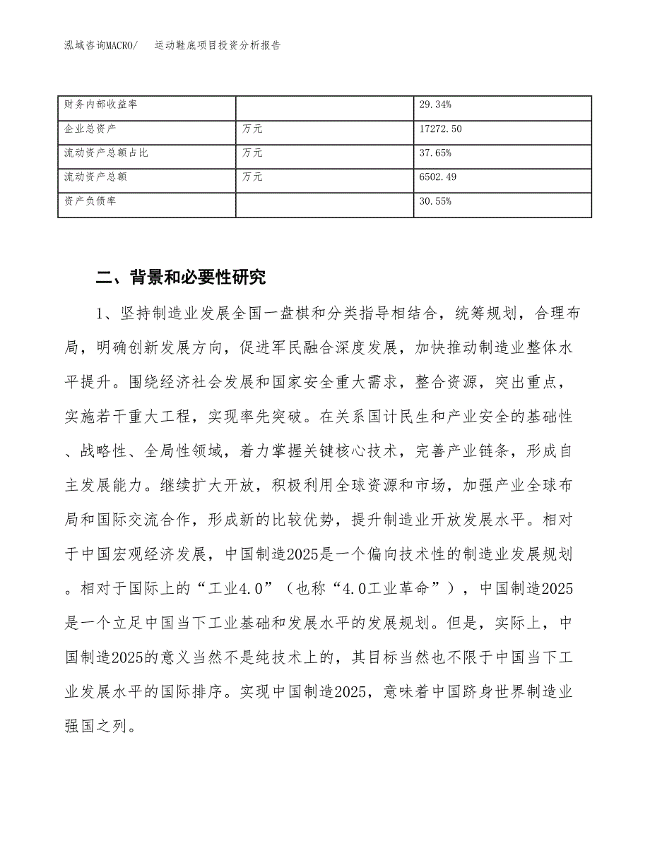 运动鞋底项目投资分析报告（投融资报告）.docx_第4页