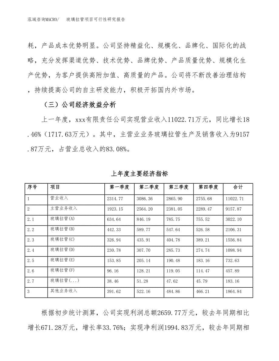 玻璃拉管项目可行性研究报告标准模板.docx_第5页