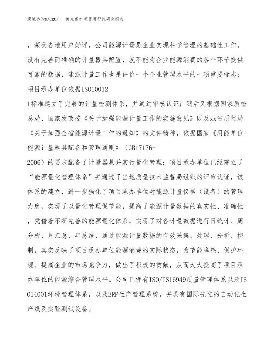 关东煮机项目可行性研究报告标准模板.docx_第5页