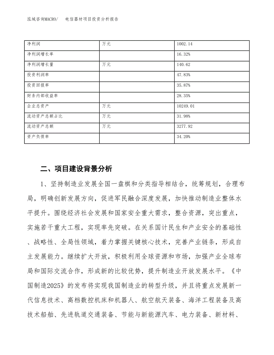 电信器材项目投资分析报告（投融资报告）.docx_第4页