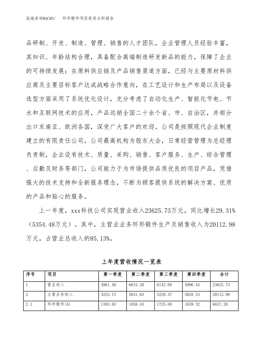 环形锻件项目投资分析报告（投融资报告）.docx_第2页