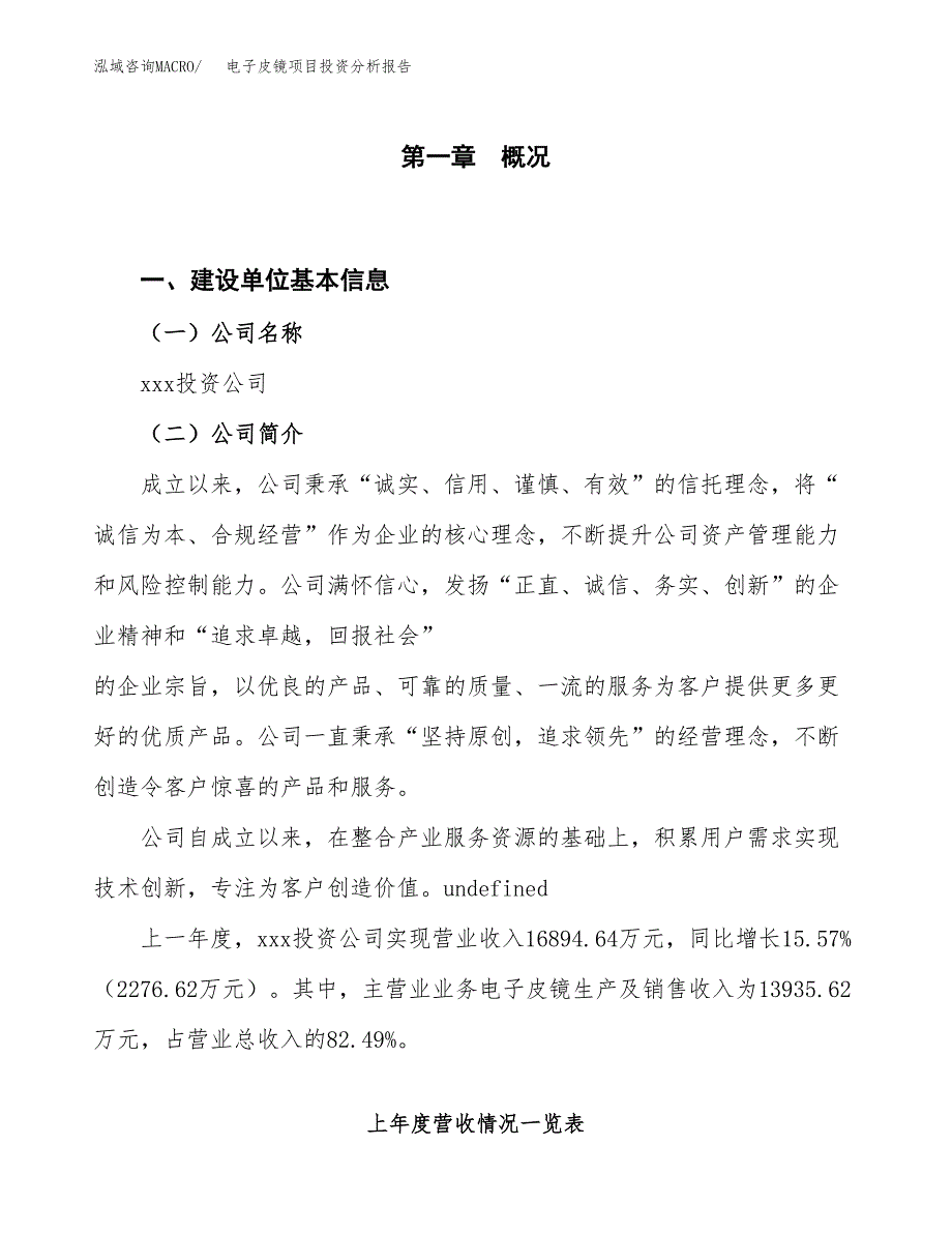 电子皮镜项目投资分析报告（投融资报告）.docx_第1页