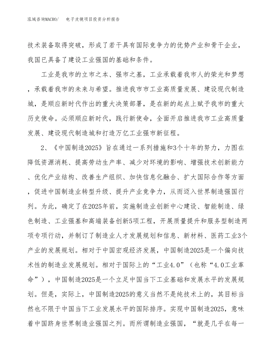 电子皮镜项目投资分析报告（投融资报告）.docx_第4页