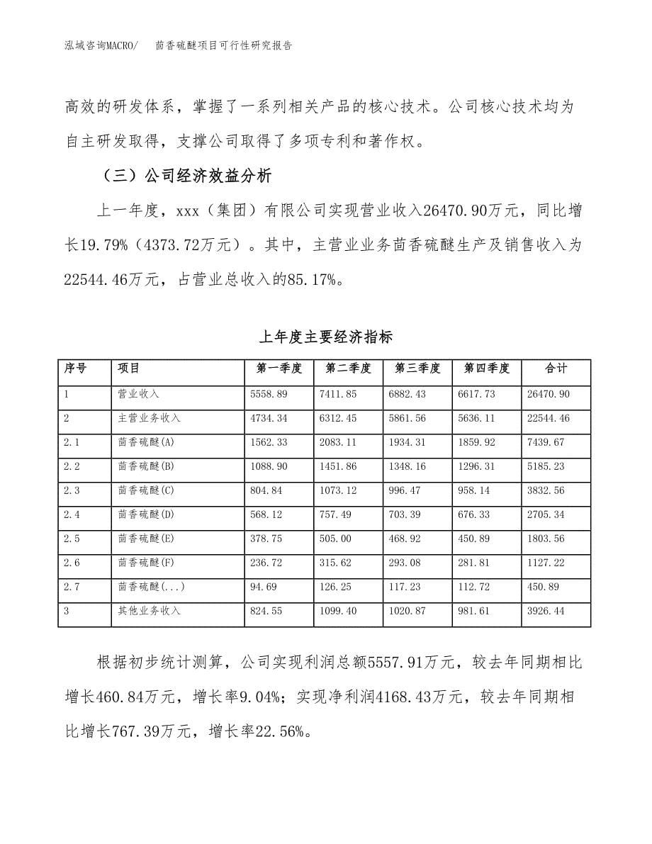 茴香硫醚项目可行性研究报告标准模板.docx_第5页