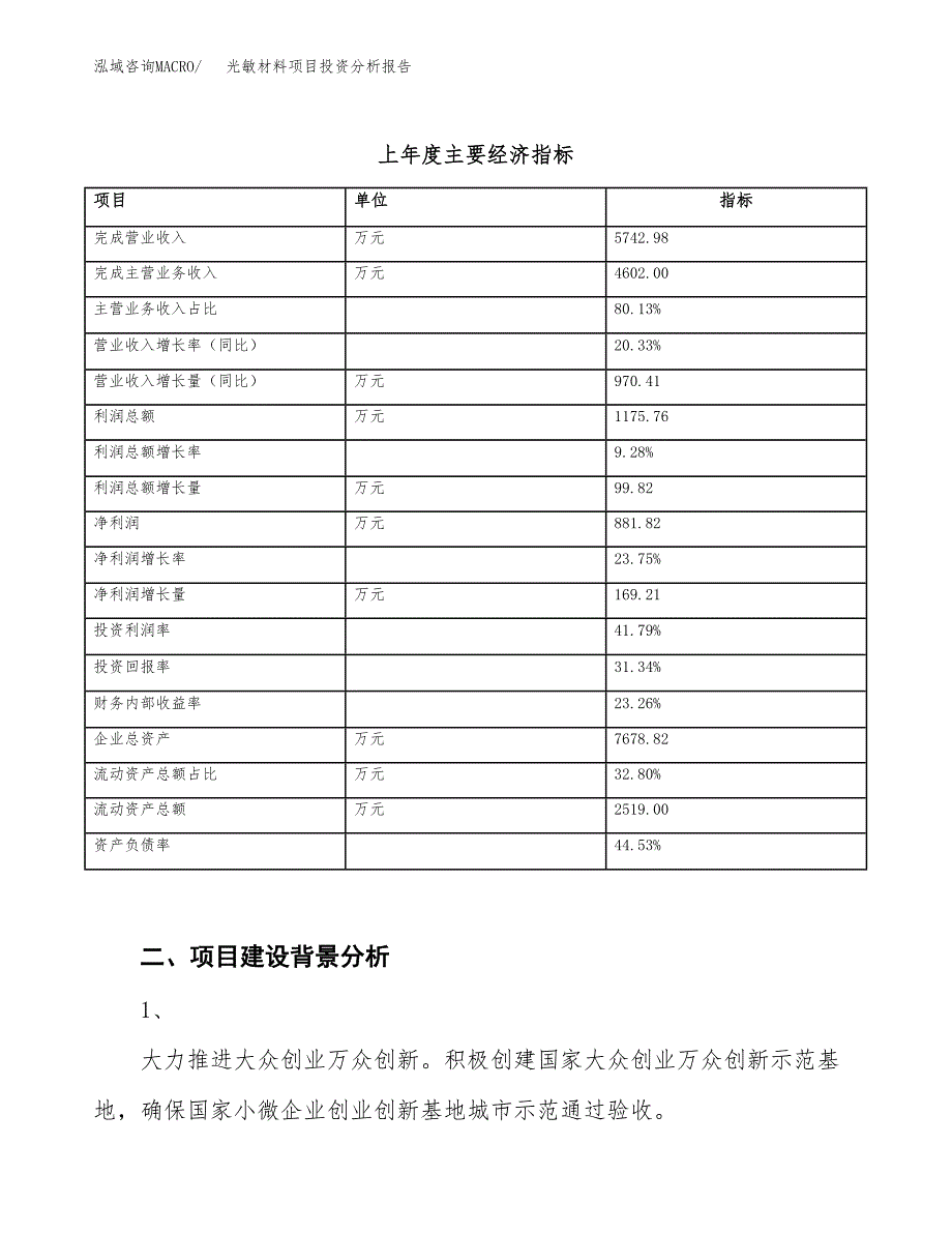 光敏材料项目投资分析报告（投融资报告）.docx_第3页