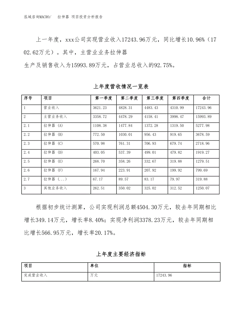 拉伸器 项目投资分析报告（投融资报告）.docx_第2页