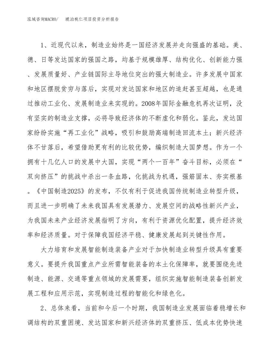 琥泊桃仁项目投资分析报告（投融资报告）.docx_第5页