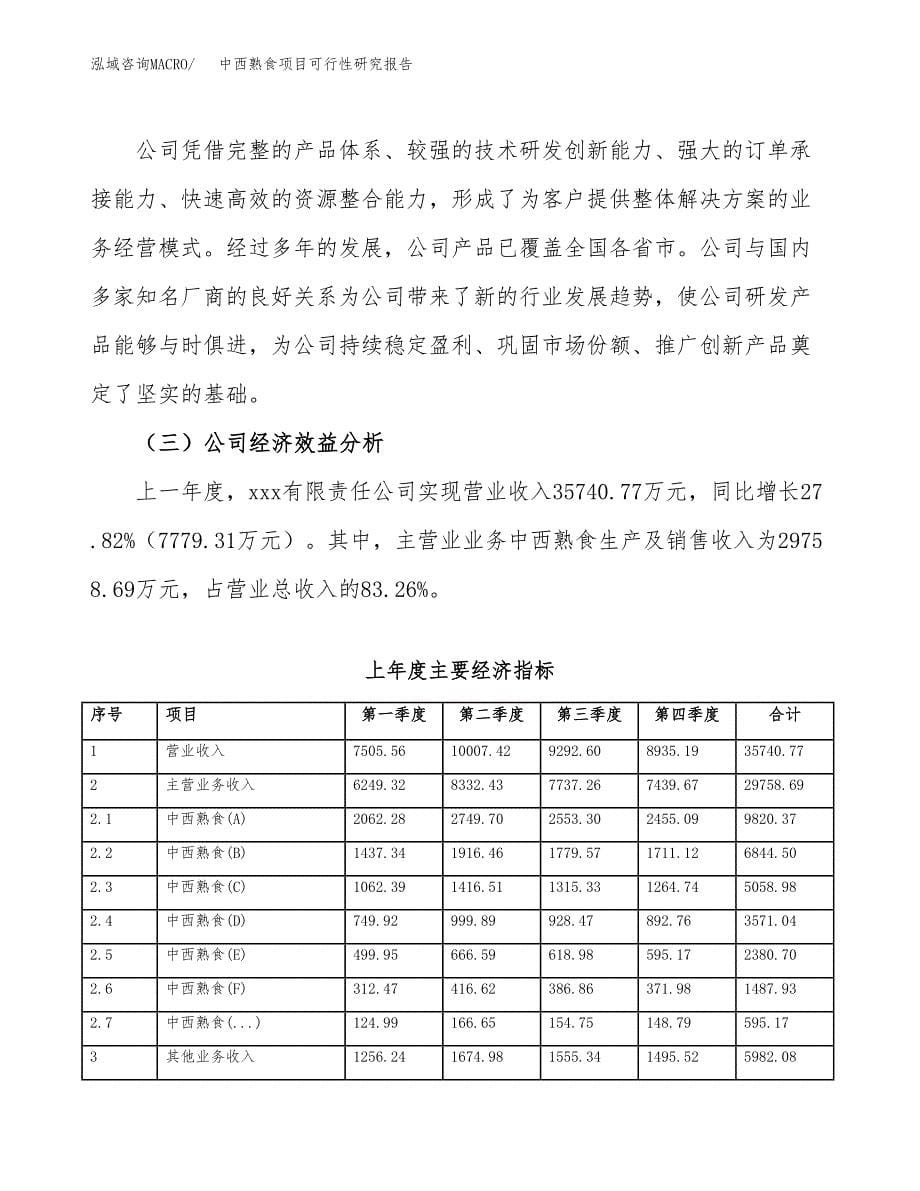 中西熟食项目可行性研究报告标准模板.docx_第5页