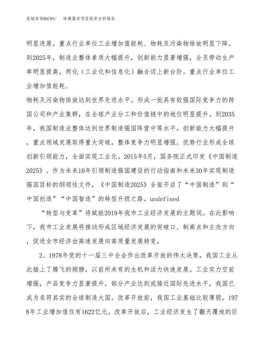 体操器材项目投资分析报告（投融资报告）.docx_第5页