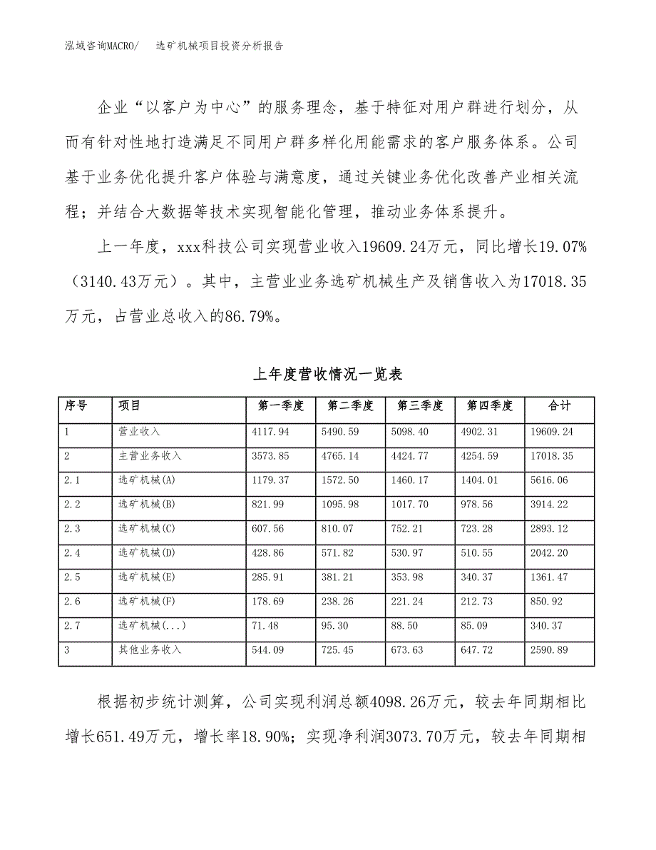 选矿机械项目投资分析报告（投融资报告）.docx_第2页