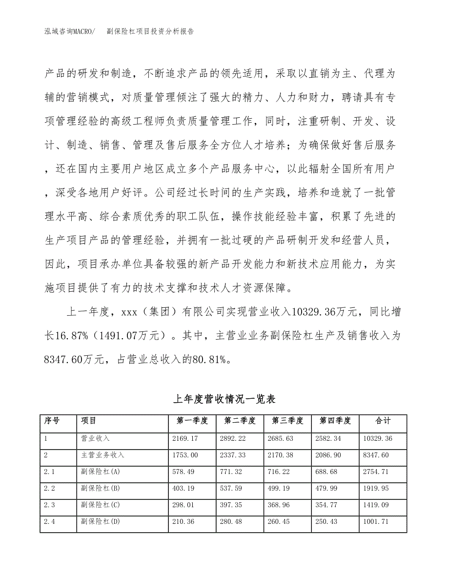 副保险杠项目投资分析报告（投融资报告）.docx_第2页