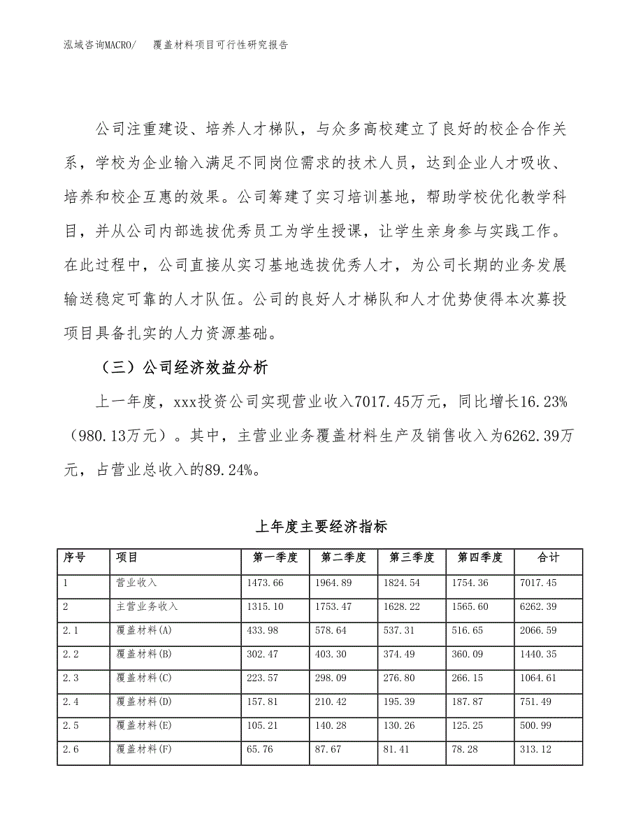 覆盖材料项目可行性研究报告标准模板.docx_第5页