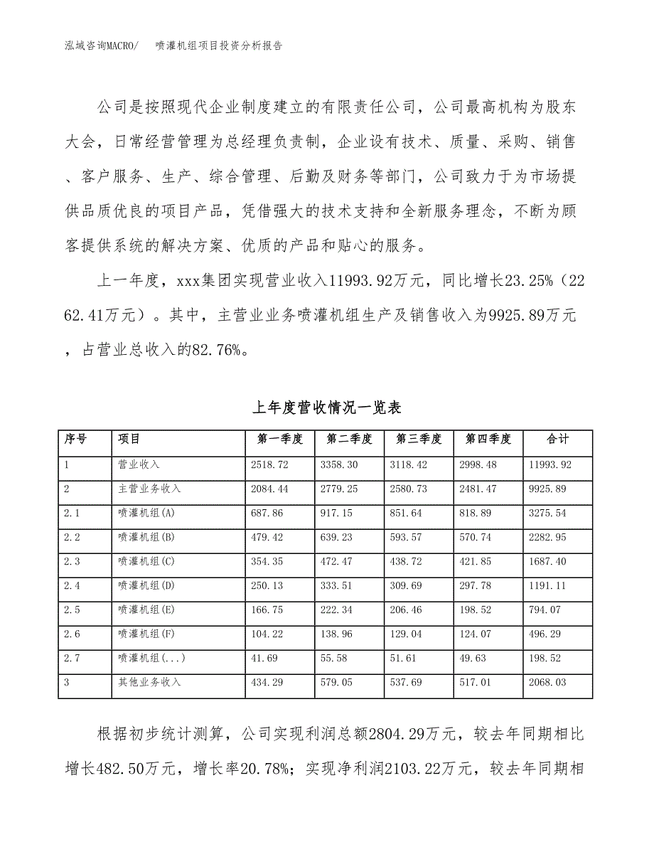 喷灌机组项目投资分析报告（投融资报告）.docx_第2页